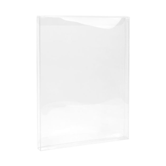 Boites cadeau plastique à transparence cristalline 14.9x1.6x19.8cm (25 pièces) [FPB162]
