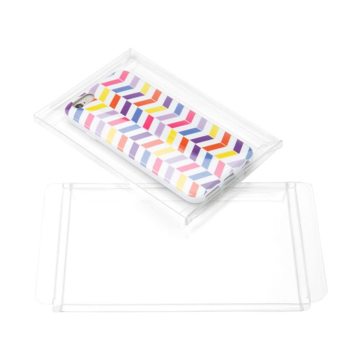 Boites cadeau plastique à transparence cristalline 10.8x0.6x15.4cm (25 pièces) [FPB232]