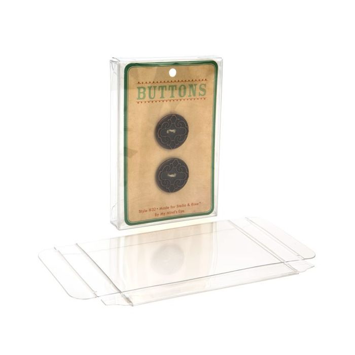 Ballotins transparents pour 6 chocolats 7x1.4x10.2cm (25 pièces) [FPB274]