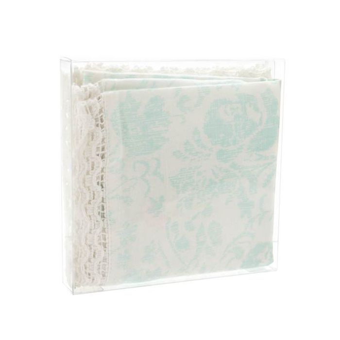 Boites cadeau plastique à transparence cristalline 14.3x2.5x14.1cm (25 pièces) [FPB48]