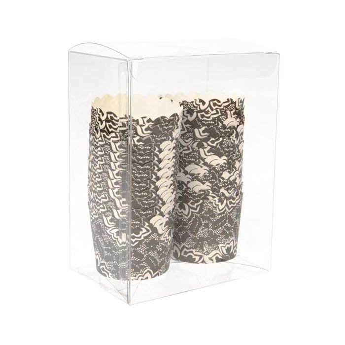 Boites cadeau plastique à transparence cristalline 11.4 x 7.6 x 14.9cm (25 Pièces) [FPLB233]