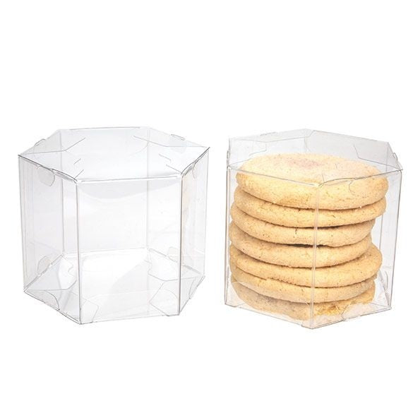 Hexagon Box 8.9x8.9x7.6 cm (25 Pieces) [FS352]