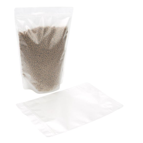 Doypack glacé avec Zip 229x121x343 mm | 907g (100 pièces) [ZBGF6]
