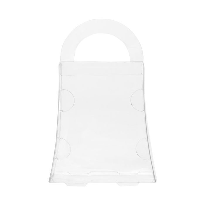 Boite à conformité alimentaire en forme de sac à main 8.9 x 3.8 x 10.2cm (25 Pièces) [FS210]