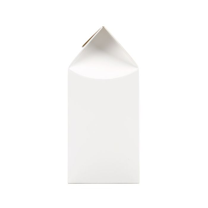 Boîte en papier kraft blanc avec fenêtre, 9 x 9 x 21.5 cm (25 Pieces) [FS331]