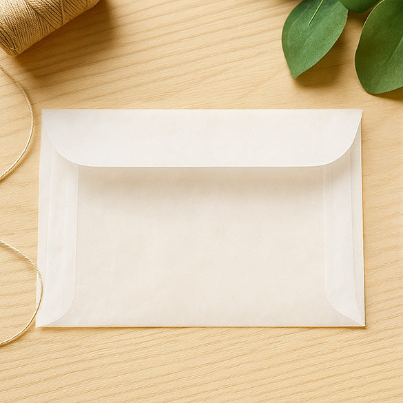 Enveloppe papier cristal 15.9 x 10.5cm (100 Pieces) [G22]