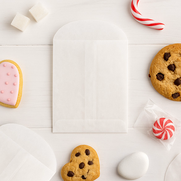 Sachet papier cristal 7.5x11.5cm (100 pièces) [G5]