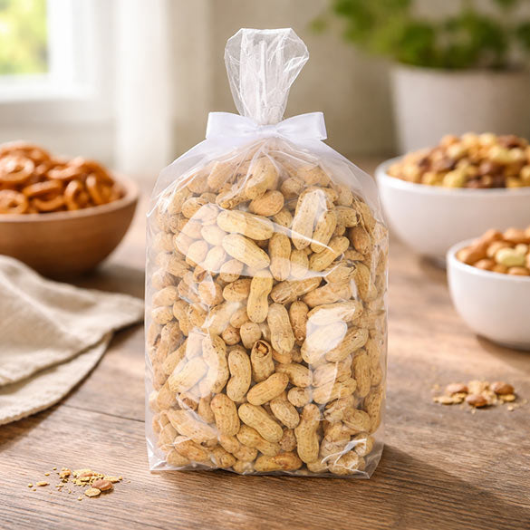 Sac à soufflet transparence cristalline 12.7x7.6x45.7cm (100 pièces) [GB7]