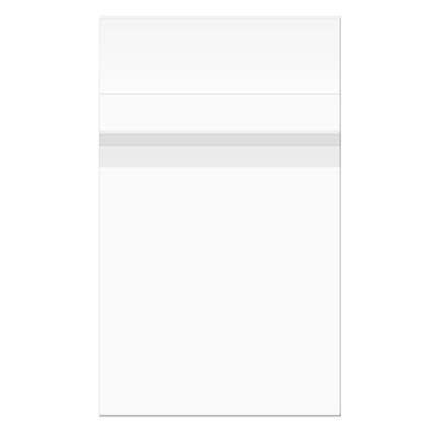 Sachet Écologique haute qualité refermable à rabat "sécurisé" 10.8x15.6cm (100 pièces) [GC4X6PC]