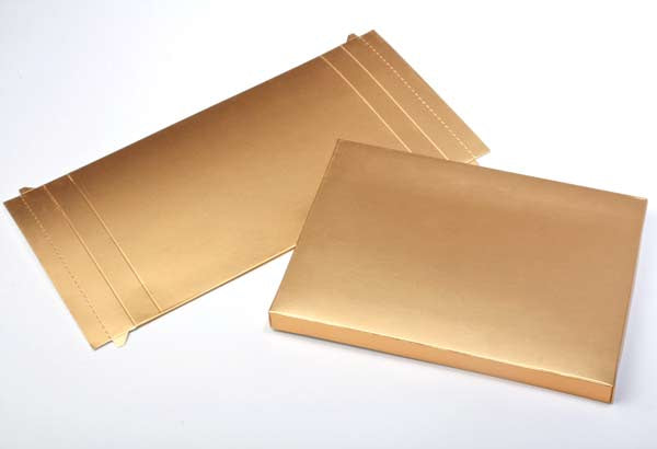 Boite en Carton Or 9.5 x 2.5 x 13.7cm (25 Pièces) [GD31]