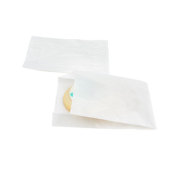 Sachet papier cristal à soufflet 8,3 x 2,5 x 12,1 cm (100 pièces) [GLB2]