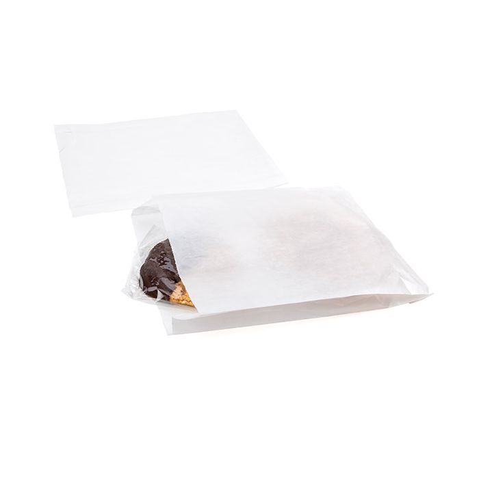 Sachet papier cristal à soufflet 17,1 x 2,5 x 22,9 cm (100 pièces) [GLB5]