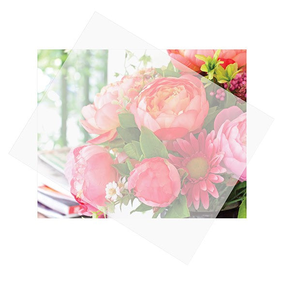 Feuille papier cristal 20.3 x 25.4cm (25 Pièces) [GS8]
