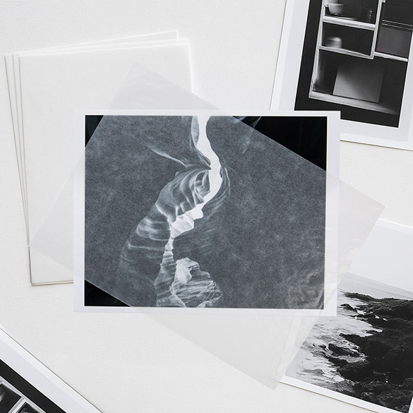 Feuille papier cristal 22.9x30.5cm (25 Pièces) [GS9]