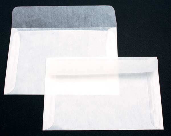 Enveloppe papier cristal 15.9 x 10.5cm (100 Pieces) [G22]
