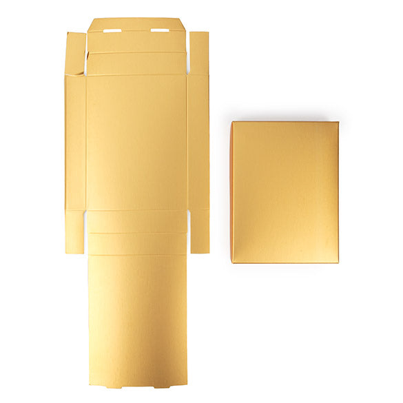 Boite en Carton Or 11.4 x 2.5 x 15.2cm (25 Pièces) [GD17]