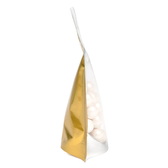 Doypack avec le dos doré 10.2x6x15.2cm | 57g (100 pièces) [ZBGG2]