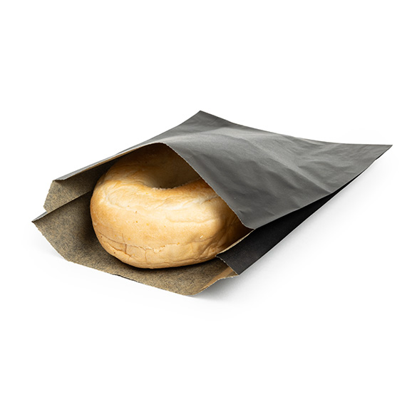 Black Grease Resistant Bags 14x2,9x19,1cm