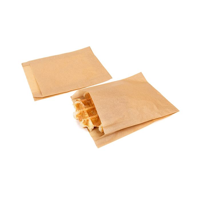 Sachets sulfurisés Kraft 14x2,9x19,1cm (100 pièces) [GPB4K]