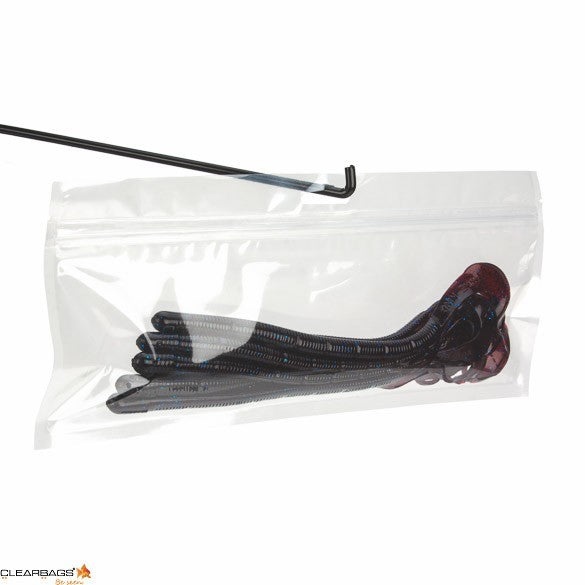 Sachet zip avec trou de suspension européen 30.5x10.2cm (100 pièces) [HZB12]