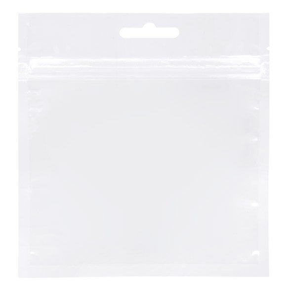 Sachet zip avec trou de suspension européen 12.7x10.2cm (100 pièces) [HZB54]