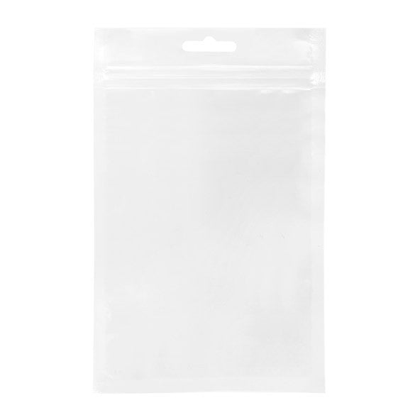 Sachet zip avec trou de suspension européen 12.7x17.8cm (100 pièces) [HZB57]