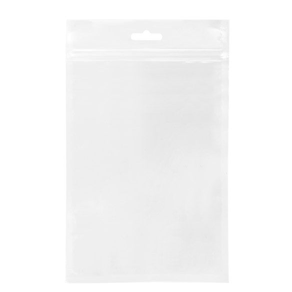 Sachet zip avec trou de suspension européen 15.2x22.9cm (100 pièces) [HZB69]