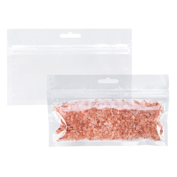 Sachet zip avec trou de suspension européen 17.8x7.6cm (100 pièces) [HZB73]