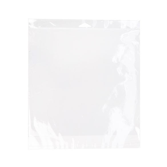 Sachet à trou de suspension refermable à transparence cristalline 27.3x26cm (100 pièces) [HB1010]