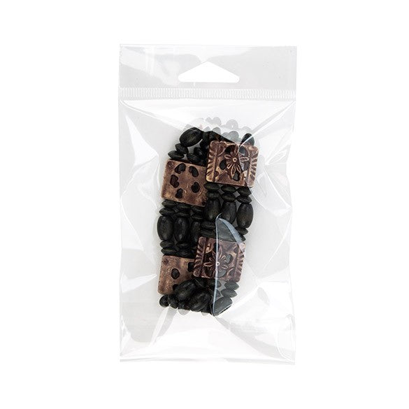 Sachet à trou de suspension refermable à transparence cristalline 8.4x13cm (100 pièces) [HB3]