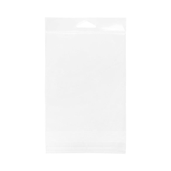Sachet à trou de suspension refermable à transparence cristalline 12.4x15.2cm (100 pièces) [HB5B1]