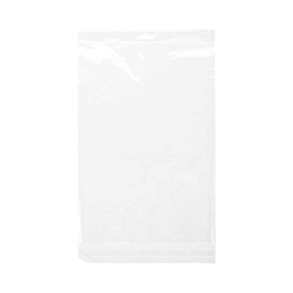 Sachet à trou de suspension refermable à transparence cristalline 22.9x34.6cm (100 pièces) [HB913]