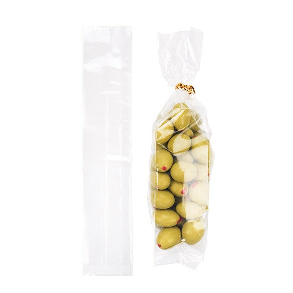 Sac à soufflet très résistant à transparence cristalline 4.4x4.4x21.6cm (100 pièces) [HDGB5]