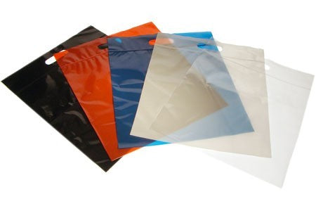 Sachet noirs à zip avec poignée s 22,9x8,2x18,4cm (100 Pièces) [ZH13BK5] LIQUIDATION