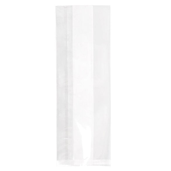 Sac à soufflet très résistant à transparence cristalline 8.9x5.7x24.8cm (100 pièces) [HDGB10]