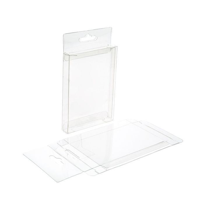 Boite plastique à suspension à transparence cristalline 9.5x1.6x13.2cm (25 Pièces) [HFB10]