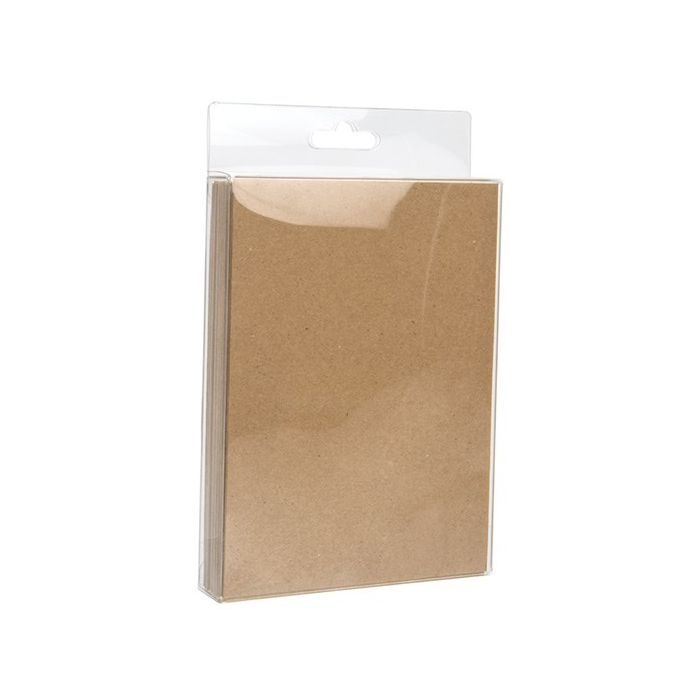 Boite plastique à suspension à transparence cristalline 14.9x2.5x16.8cm (25 Pièces) [HFB16]