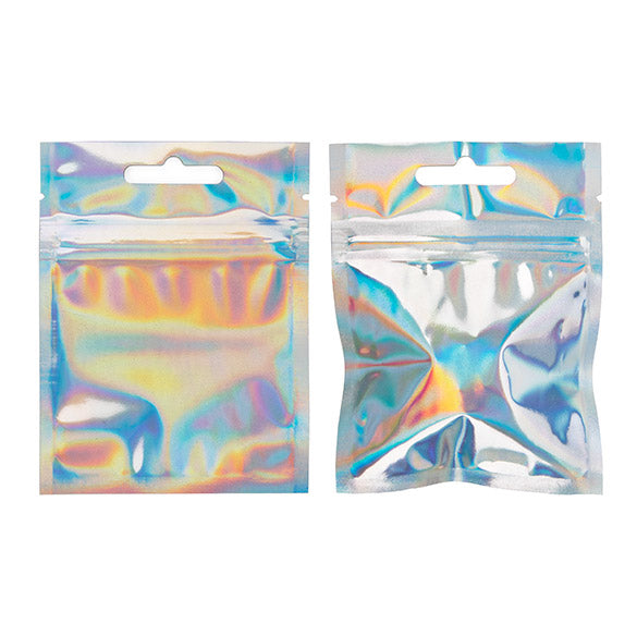 Sachets Barrières Holographiques 7,6 x 7,6cm (25 Pièces) [HZBB33H]