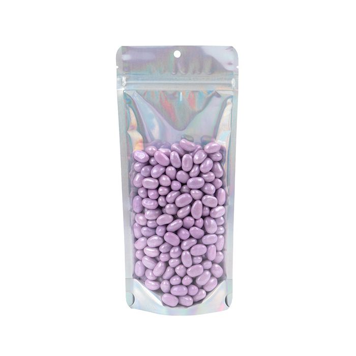 Doypack Transparentes/iridescentes/holographiques 10,8x6x23,8cm Trou de suspension (25 pièces) [ZBGH1NC]