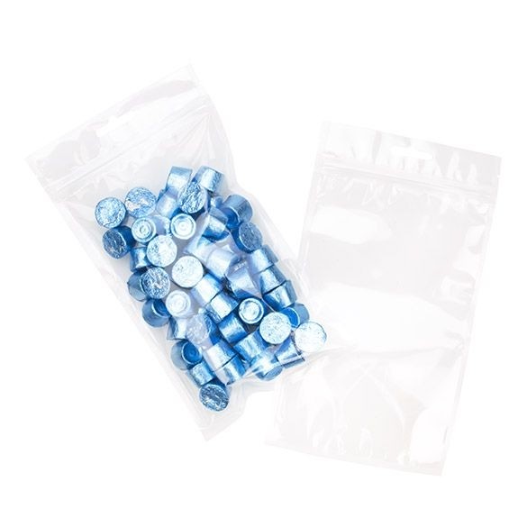 Sachet Zip avec trou de suspension européen 12,7x20,8 cm (100 pièces) [HZB6].