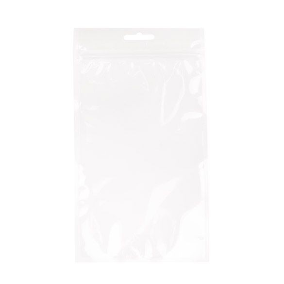 Sachet Zip avec trou de suspension européen 12,7x20,8 cm (100 pièces) [HZB6].