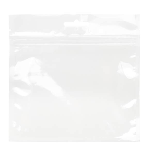 Sachet zip avec trou de suspension européen 15.2x11.7cm (100 pièces) [HZB64XL]