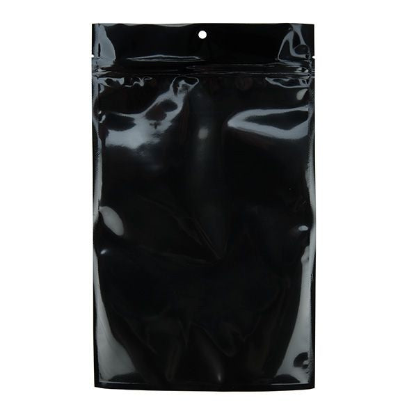 Sachet zip Transparent/Noir 15.2x23.5cm (100 pièces) [HZB7CB]