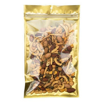 Grip Seal Bags Transparent/Gold 15.2x23.5cm