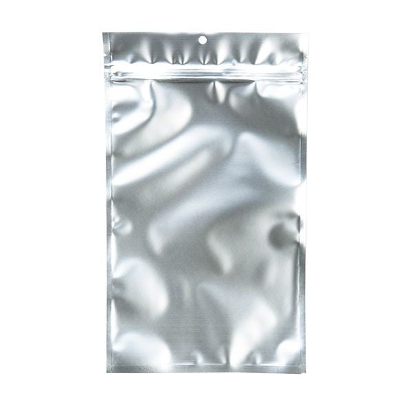 Sachet zip Transparent/Argent 15.2x23.5cm (100 pièces) [HZB7S]
