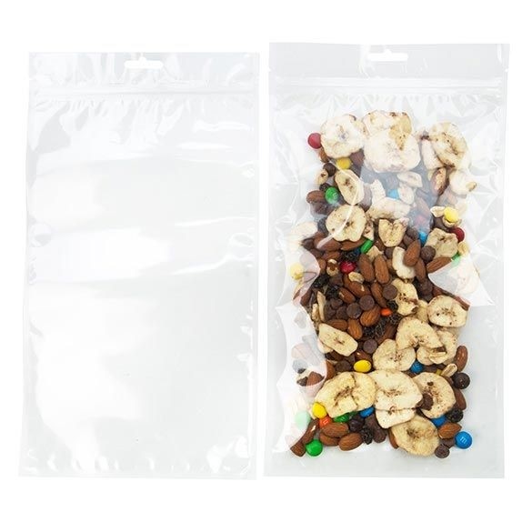 Sachet Zip avec trou de suspension européen 17,8x30,5 cm (100 pièces) [HZB8]