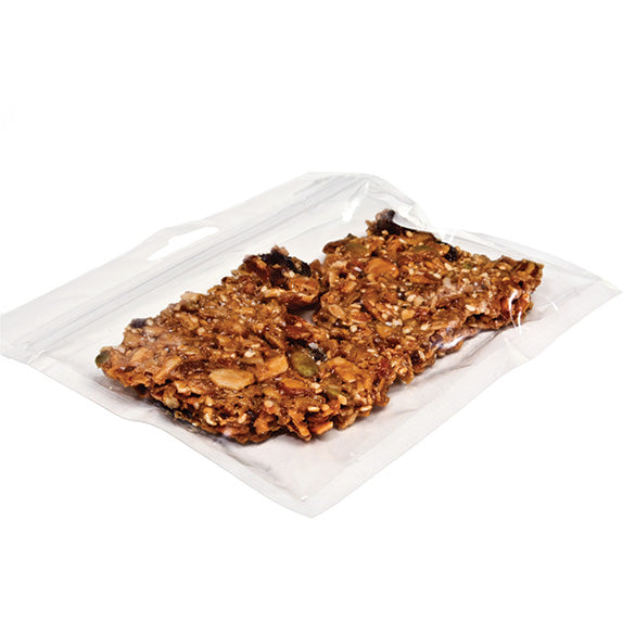 Sachet zip avec trou de suspension européen 20.3x12.7cm (100 pièces) [HZB85]