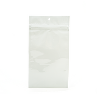 Grip Seal Bags White 10x16.5cm Metallised