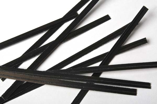 Tin Ties 15.2x0.4cm Paper Black (1.000 pieces)
