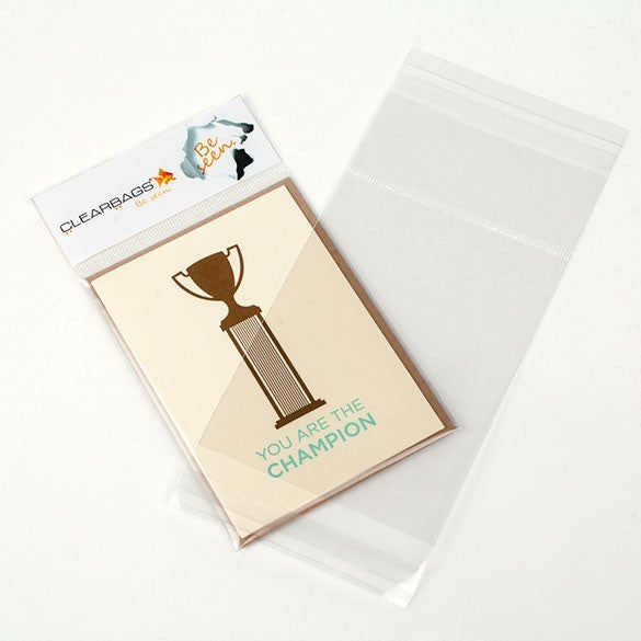 Sachet à trou de suspension euro avec compartiment pour cavalier 9.7x13.2cm (100 pièces) [IHB3X5]
